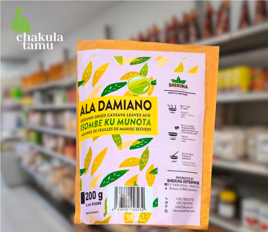 Isombe Ku Munota 200g (Drird cassava leaf)